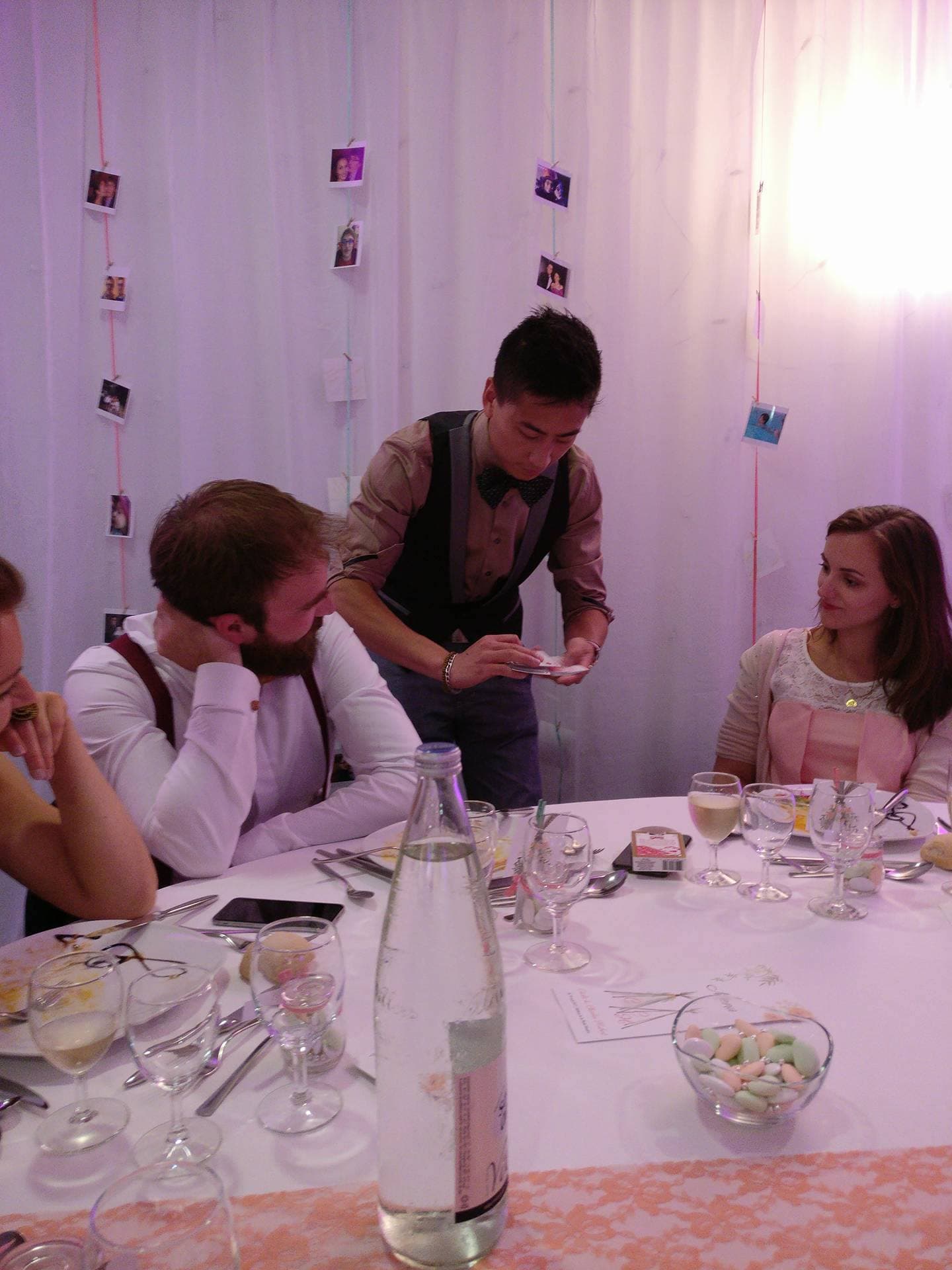 Spectacle lors d'un mariage